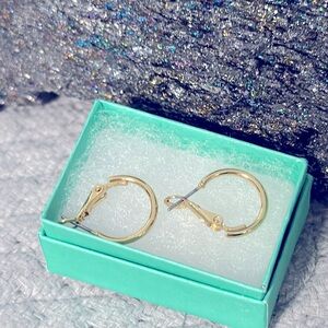 Gold Plated 1/2 Hoops (New)